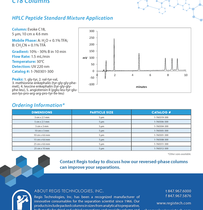 Peptide app note 5 micron Evoke