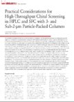 Regis High Throughput Chiral Screening Article_Chromatography Today